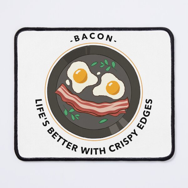 Item preview, Bacon. Life's better with crispy edges designed and sold by FirstTimeTees.