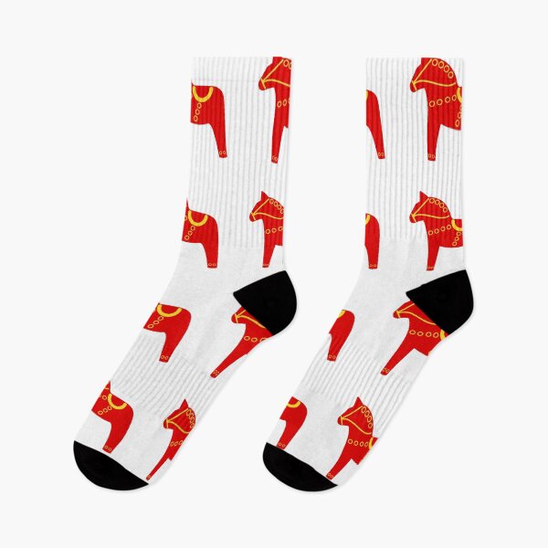 Item preview, Scandinavian folk art -  Dala horse red designed and sold by mikistudio.