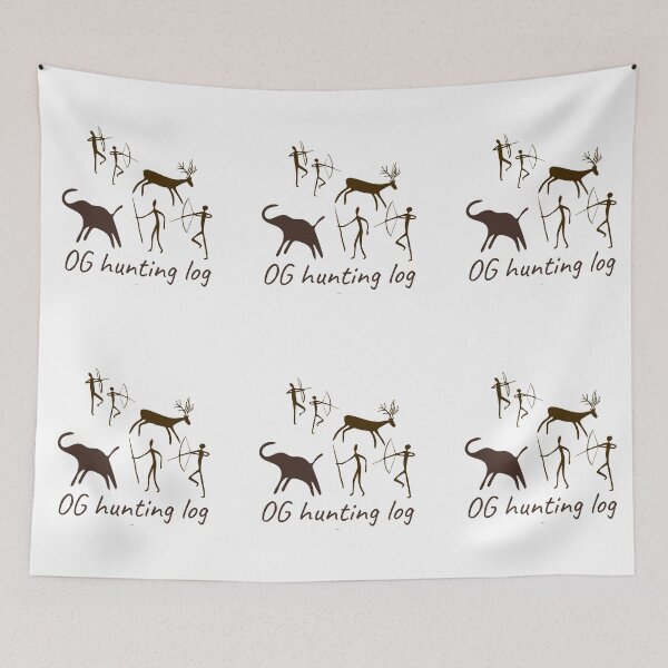 Item preview, OG Hunting Log: Ancient Cave Painting designed and sold by ToxiCool.