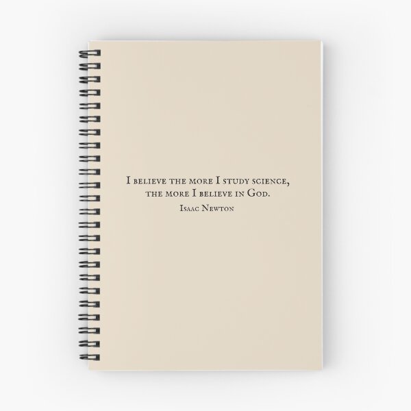 Item preview, Isaac Newton quote Science and God Christian Theologian  designed and sold by Neeshki.