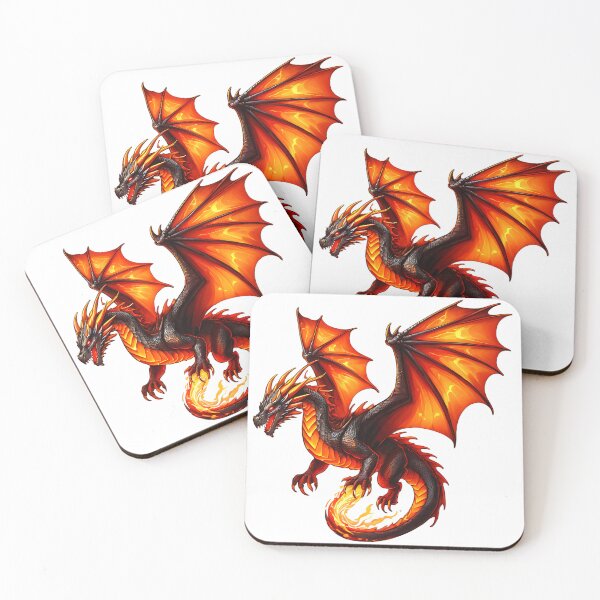 Item preview, Fire Dragon, Flame Dragon designed and sold by GeeksLoveDogs.