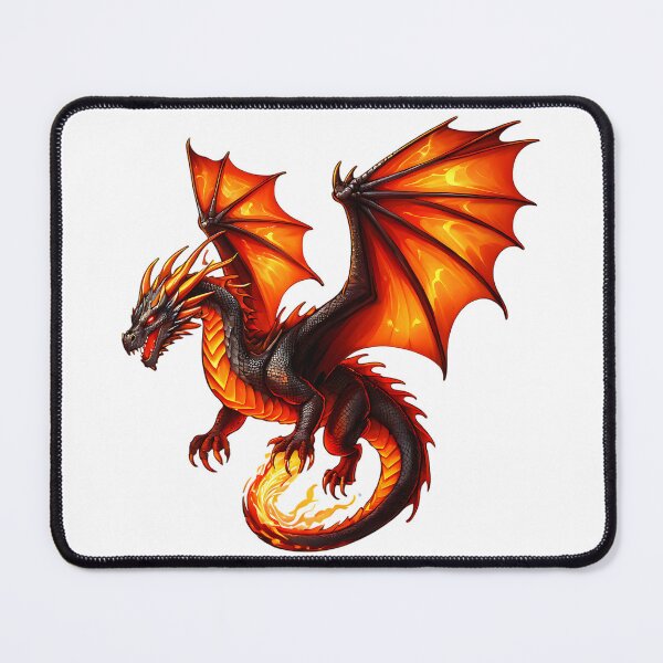 Item preview, Fire Dragon, Flame Dragon designed and sold by GeeksLoveDogs.