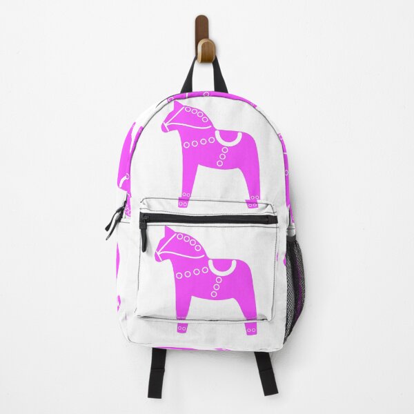 Aperçu de l'œuvre Art populaire scandinave - Rose cheval Dala créée et vendue par mikistudio.