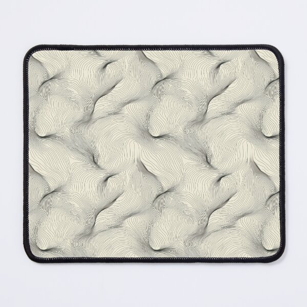 Item preview, Black and White Flowing Lines designed and sold by MidArtForge.