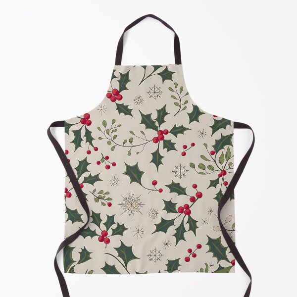 Item preview, Vibrant holly and berries pattern designed and sold by Haji  Kamora.