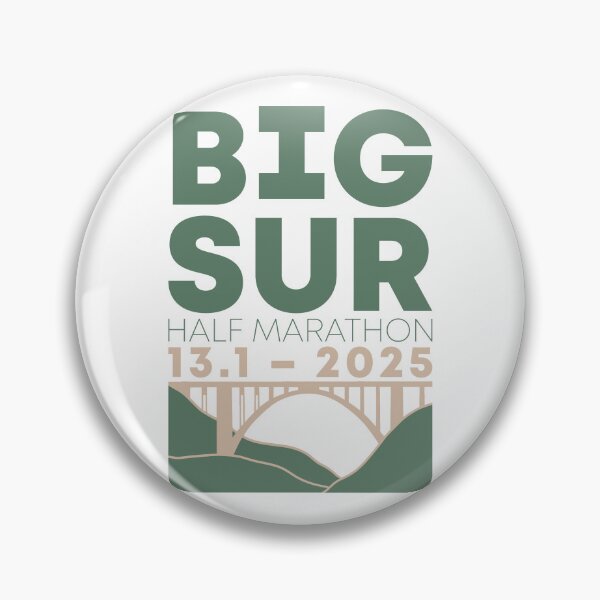 Item preview, Big Sur Half Marathon – 13.1 – 2025 designed and sold by Moritz Schwäble.