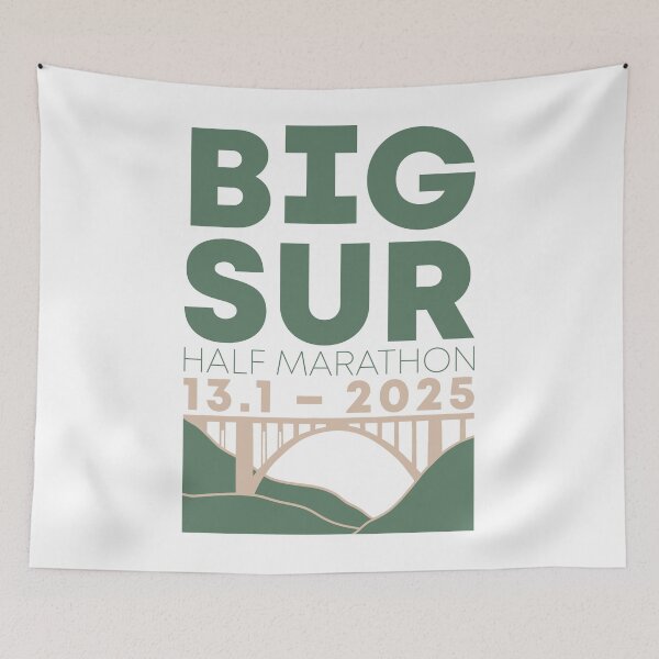 Item preview, Big Sur Half Marathon – 13.1 – 2025 designed and sold by Moritz Schwäble.