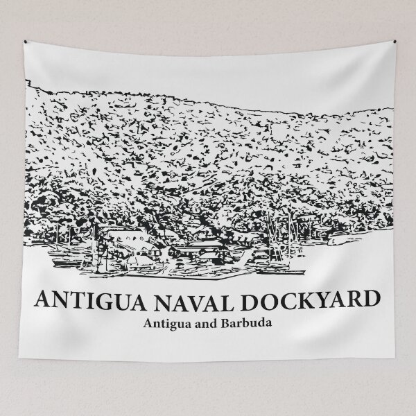 Item preview, Antigua Naval Dockyard - Antigua and Barbuda designed and sold by Lakeric Cityscapes.