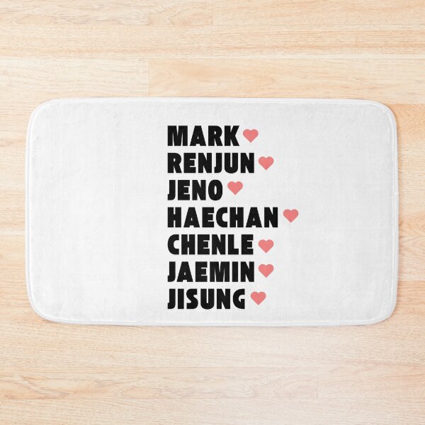 Item preview, NCT DREAM with Member Names Kpop Group Design  designed and sold by AJUNICE STUDIO.