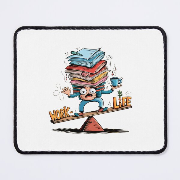 Item preview, Work Life Imbalance designed and sold by Mateusz Majcherek.