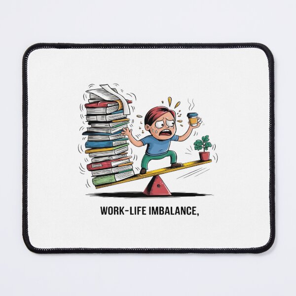 Item preview, Work Life Imbalance designed and sold by Mateusz Majcherek.