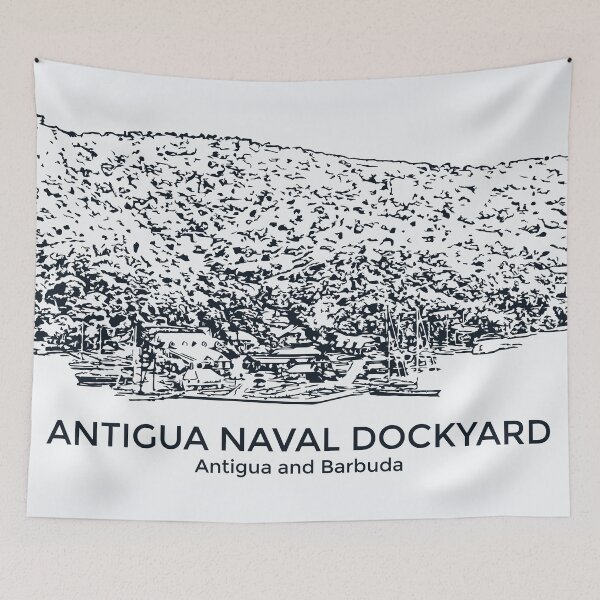 Item preview, Antigua Naval Dockyard - Antigua and Barbuda designed and sold by Lakeric Cityscapes.