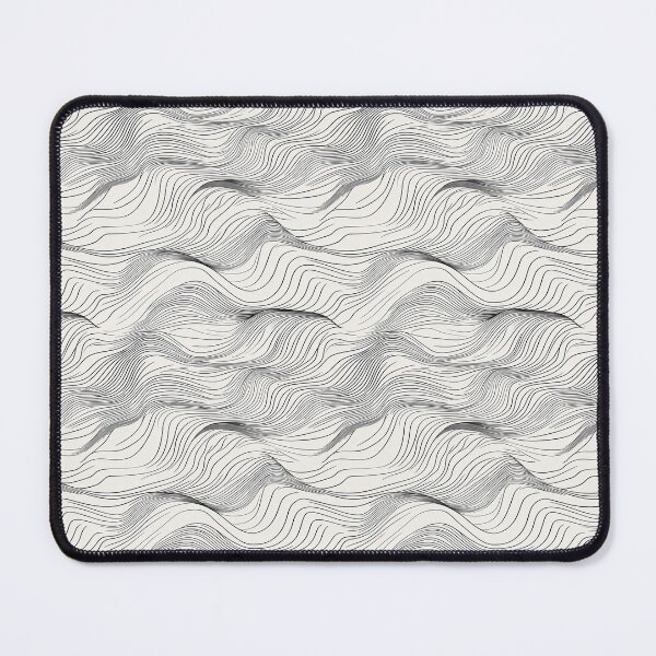 Item preview, Black and White Flowing Lines designed and sold by MidArtForge.