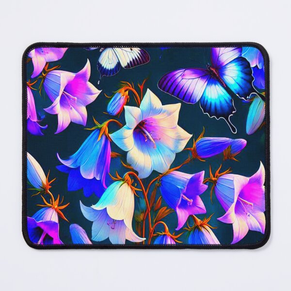 Item preview, Bell flowers with butterflies designed and sold by Wildlife and marine life.