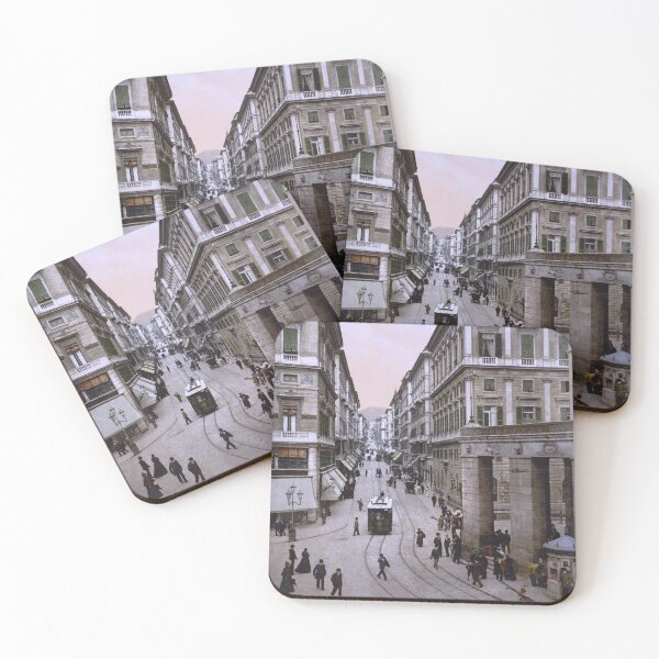 Item preview, Street in Genoa designed and sold by 19th Century in Color.