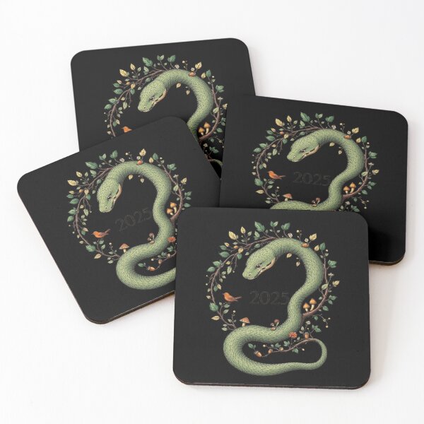 Item preview, Year of the Mythical Snake 2025 Chinese Eastern Calendar Zodiac Art designed and sold by Kia Blaze.
