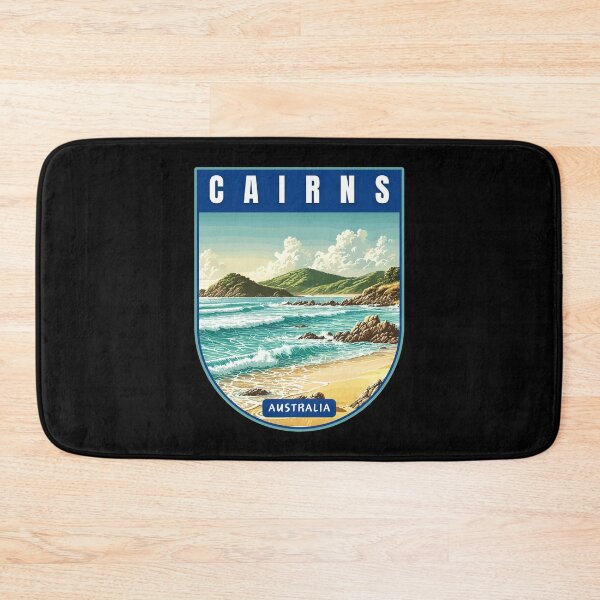 Item preview, Cairns in Queensland Australia Art Travel Badge designed and sold by MaateoDesign.