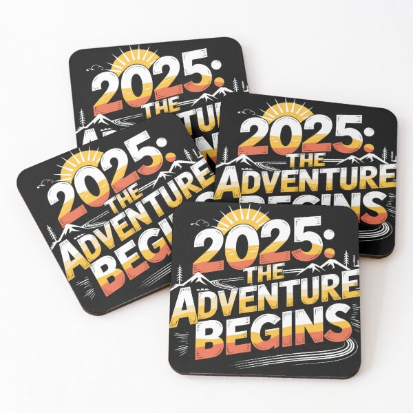 Item preview, The Adventure Begins 2025 designed and sold by beckabbooart.