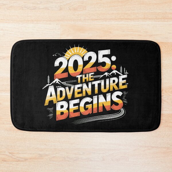 Item preview, The Adventure Begins 2025 designed and sold by beckabbooart.