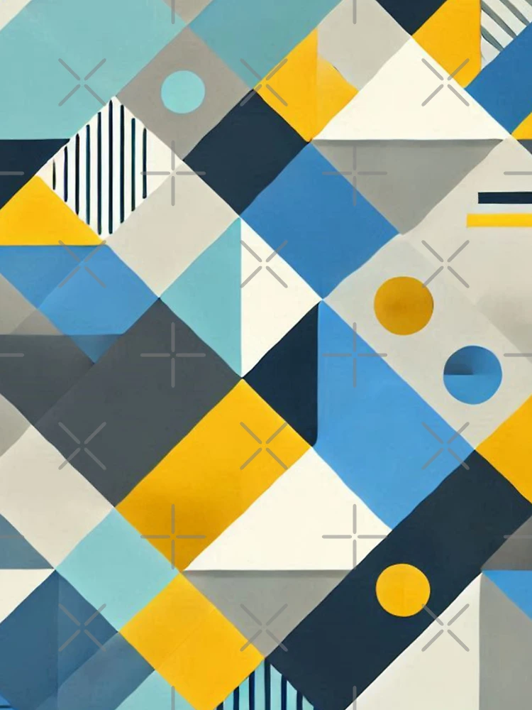 Thumbnail 4 of 4, iPhone Case, Modern Abstract Geometric Pattern designed and sold by Rui Fernandes.
