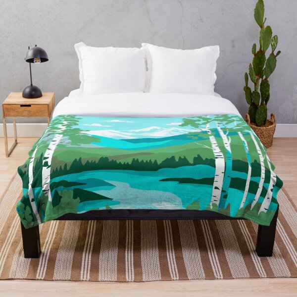 Item preview, Mountain Landscape in Spring designed and sold by HappyCanva.