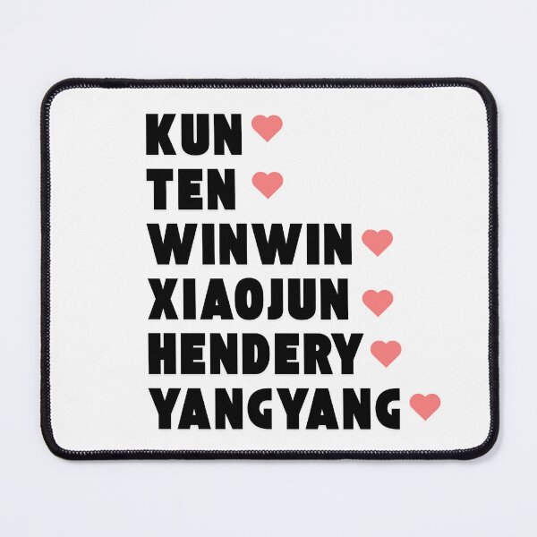 Item preview, WayV with Member Names Kpop Group Design  designed and sold by AJUNICE STUDIO.