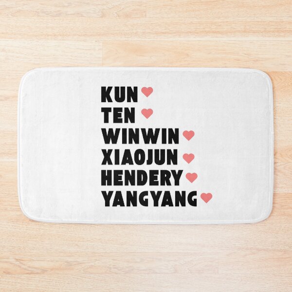 Item preview, WayV with Member Names Kpop Group Design  designed and sold by AJUNICE STUDIO.