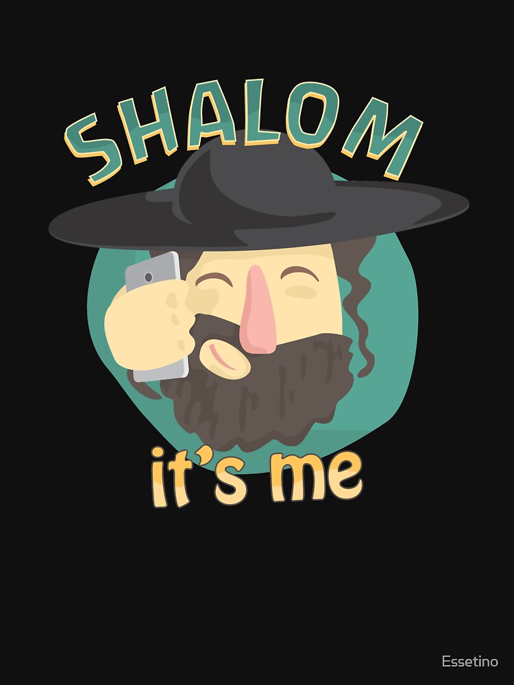 Discover Shabbat Shalom It's Me Funny Jewish Humor Jew Rabbi  Classic T-Shirt