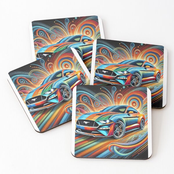 Item preview, Ford Mustang Racing Flags Ford Motor Cars designed and sold by Creat-Des.