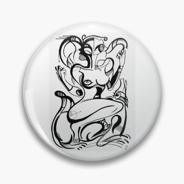 Item preview, Girl pets ink brush designed and sold by Paintbase.
