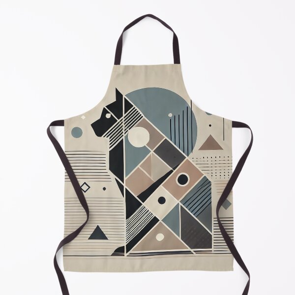 Item preview, Abstract Geometric Cat Art – Modern Minimalist Design for Trendy Home Decor designed and sold by klimov0101.
