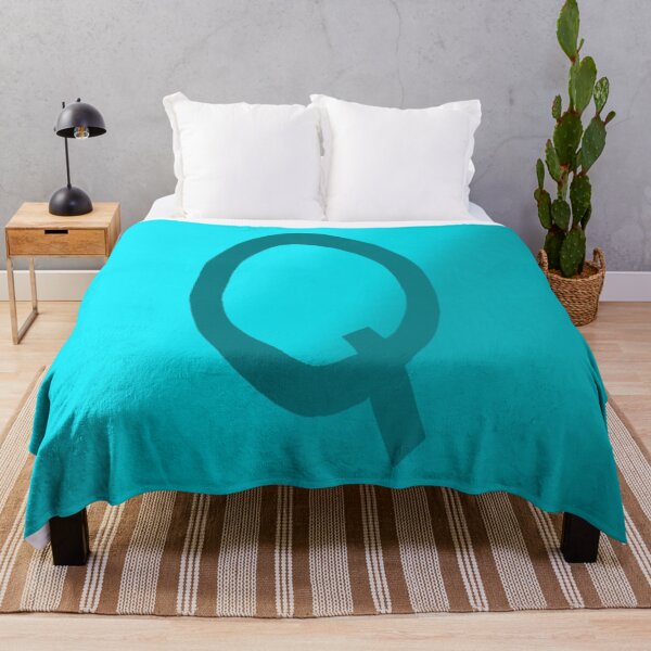 Item preview, Teal Q with Gradient Background designed and sold by MusicQueen17.