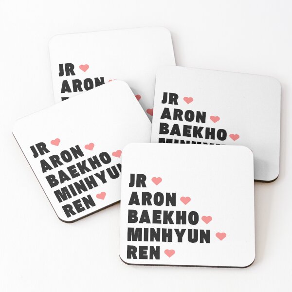 Item preview, NU’EST with Member Names Kpop Group Design  designed and sold by AJUNICE STUDIO.