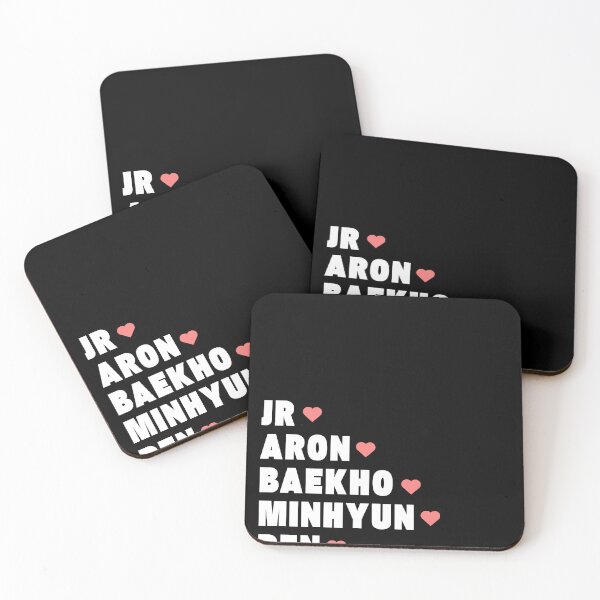 Item preview, NU’EST with Member Names Kpop Group Design  designed and sold by AJUNICE STUDIO.