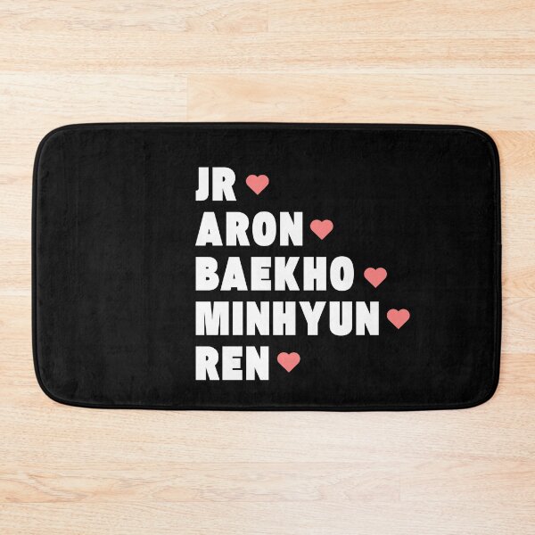 Item preview, NU’EST with Member Names Kpop Group Design designed and sold by AJUNICE STUDIO.