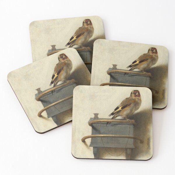 Item preview, The Goldfinch 1654 Famous Antique Artwork by Carel Fabritius designed and sold by Arwen-Art.