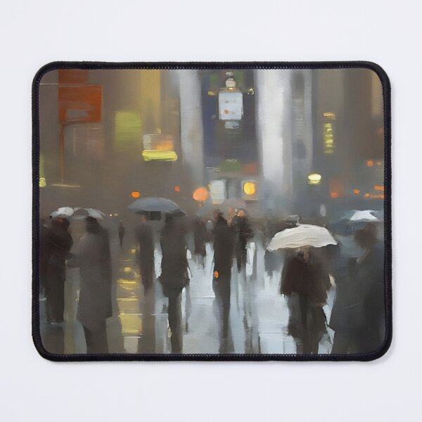 Item preview, Rainy City Street Urban  designed and sold by ArtsyWishesShop.