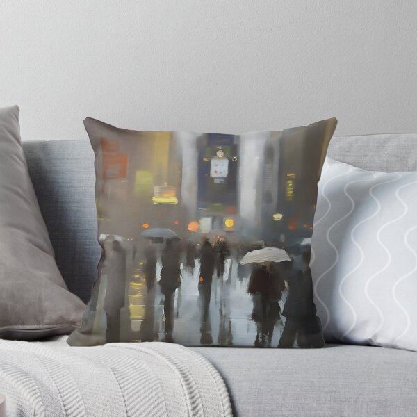 Item preview, Rainy City Street Urban  designed and sold by ArtsyWishesShop.