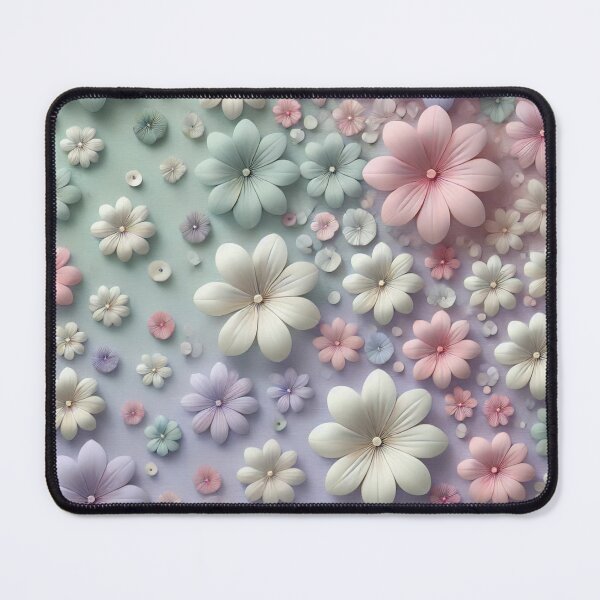 Item preview, Flowers multi coloured pattern  designed and sold by GingaDesigns.