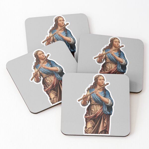 Item preview, Renaissance Flute Player – Classical Music Art designed and sold by Mono.fi Studios.