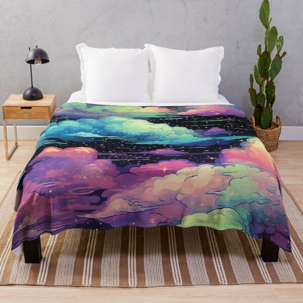 Item preview, Dreamy Rainbow Pastel Night Sky Pattern designed and sold by bubblegoth.
