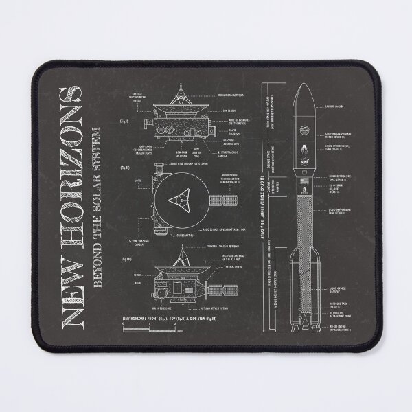 Item preview, New Horizons. Deep Space Exploration Probes (Blackboard) designed and sold by BGALAXY.