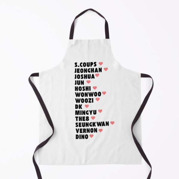 Item preview, SEVENTEEN with Member Names Kpop Group Design  designed and sold by AJUNICE STUDIO.