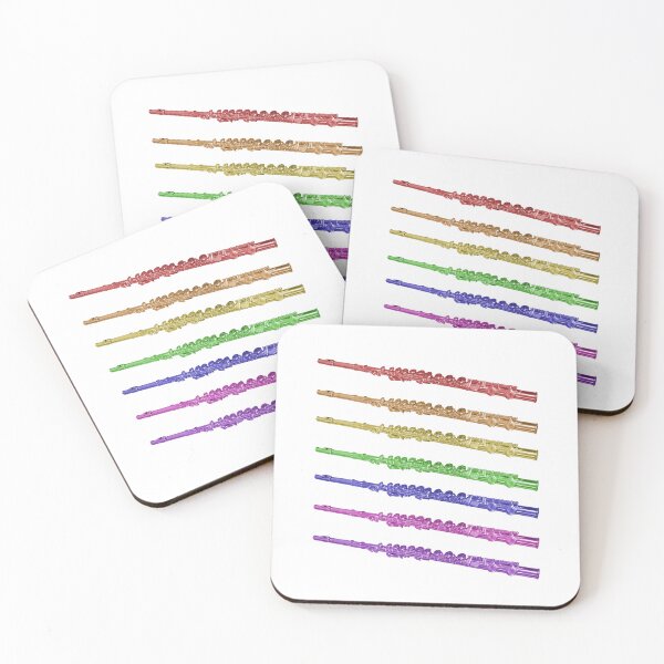 Item preview, Colorful Flutes Rainbow designed and sold by ValeriesGallery.