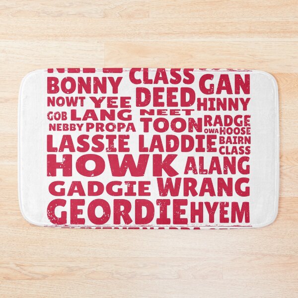 Item preview, Geordie Slang Newcastle Apon Tyne designed and sold by ekpatterns.