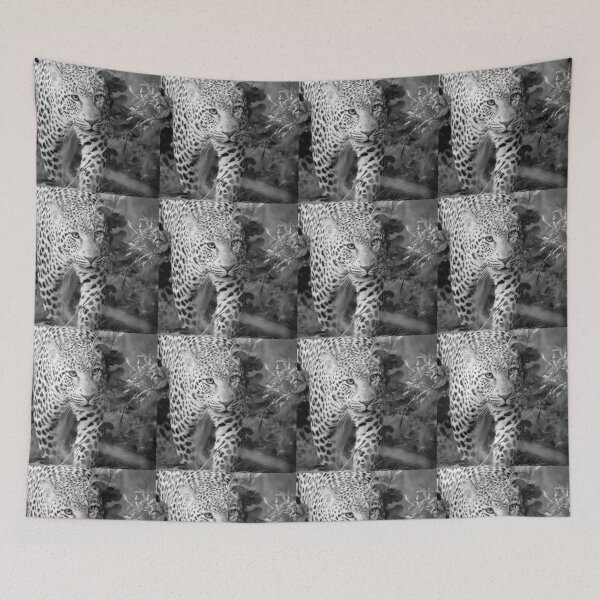 Item preview, Black and White Young Leopard designed and sold by mystic-lore.