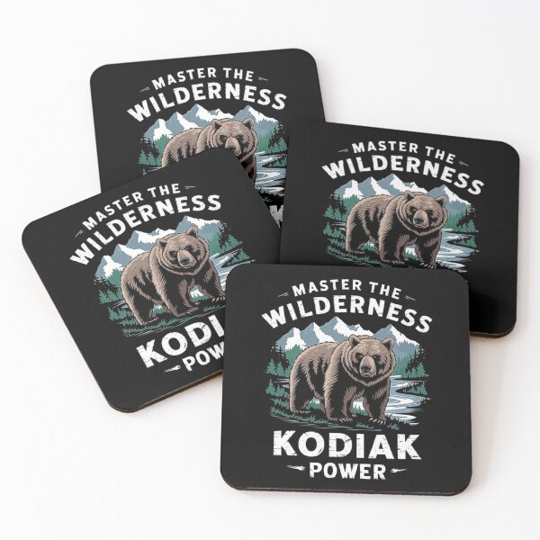 Item preview, Alaska Wilderness Kodiak Bear Power - Master the Wild-For Alaska Lovers & Kodiak Bear designed and sold by love3617.