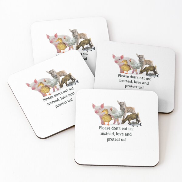 Item preview, Please don't eat us' instead, love and protect us designed and sold by Revitalize2024.