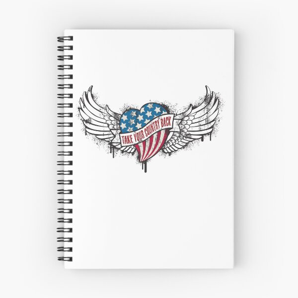 Item preview, "Take Your Country Back" on Patriotic Wings design  designed and sold by Dibble Dabble Designs.