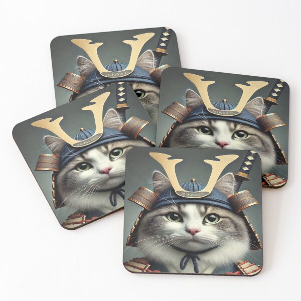 Item preview, Feudal Japan Era Cats  designed and sold by Renaissance-Cat.